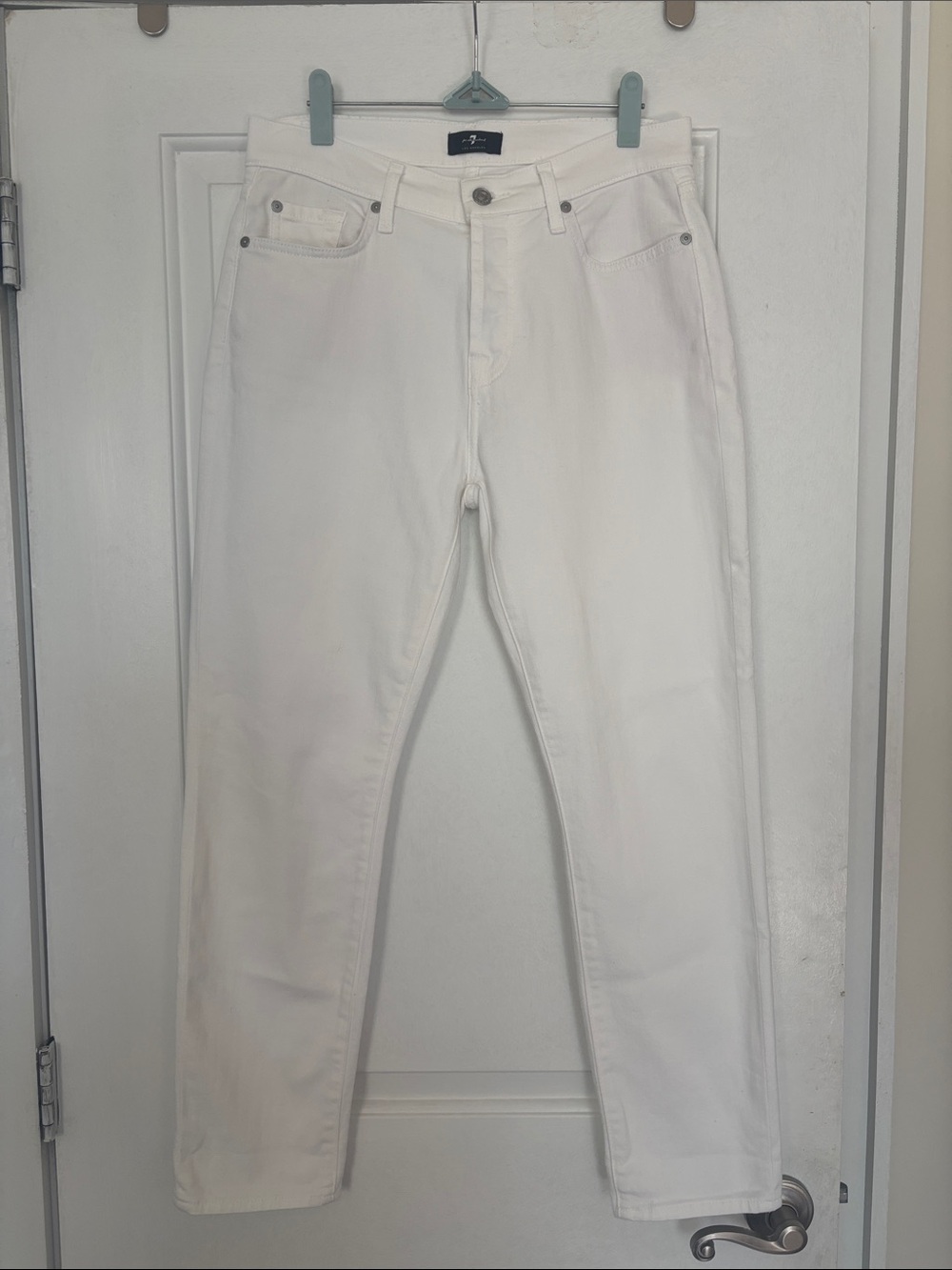 7 For All Mankind Josefina Jeans, White, 29 - Picture 3 of 9